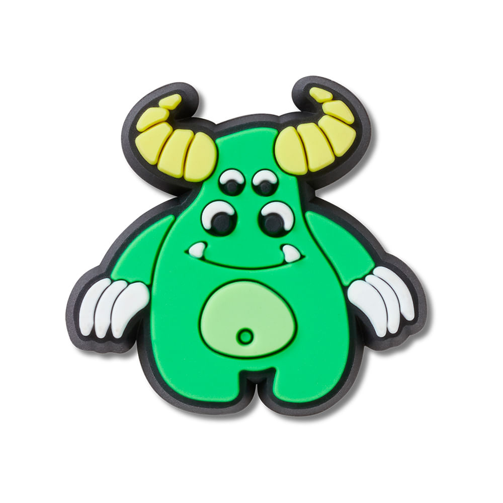Jibbitz™ Monstro Verde de Chifres Unico