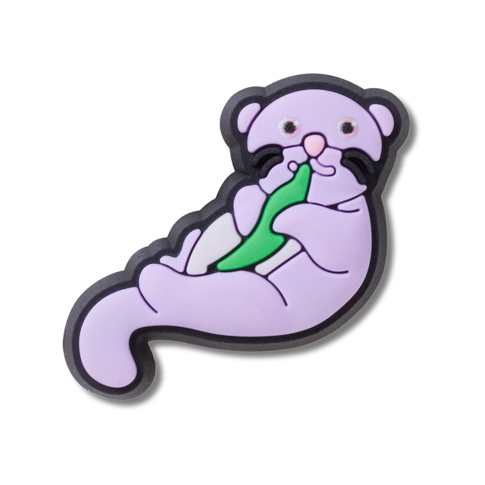 Jibbitz™ Lontra Bebê Roxa Unico