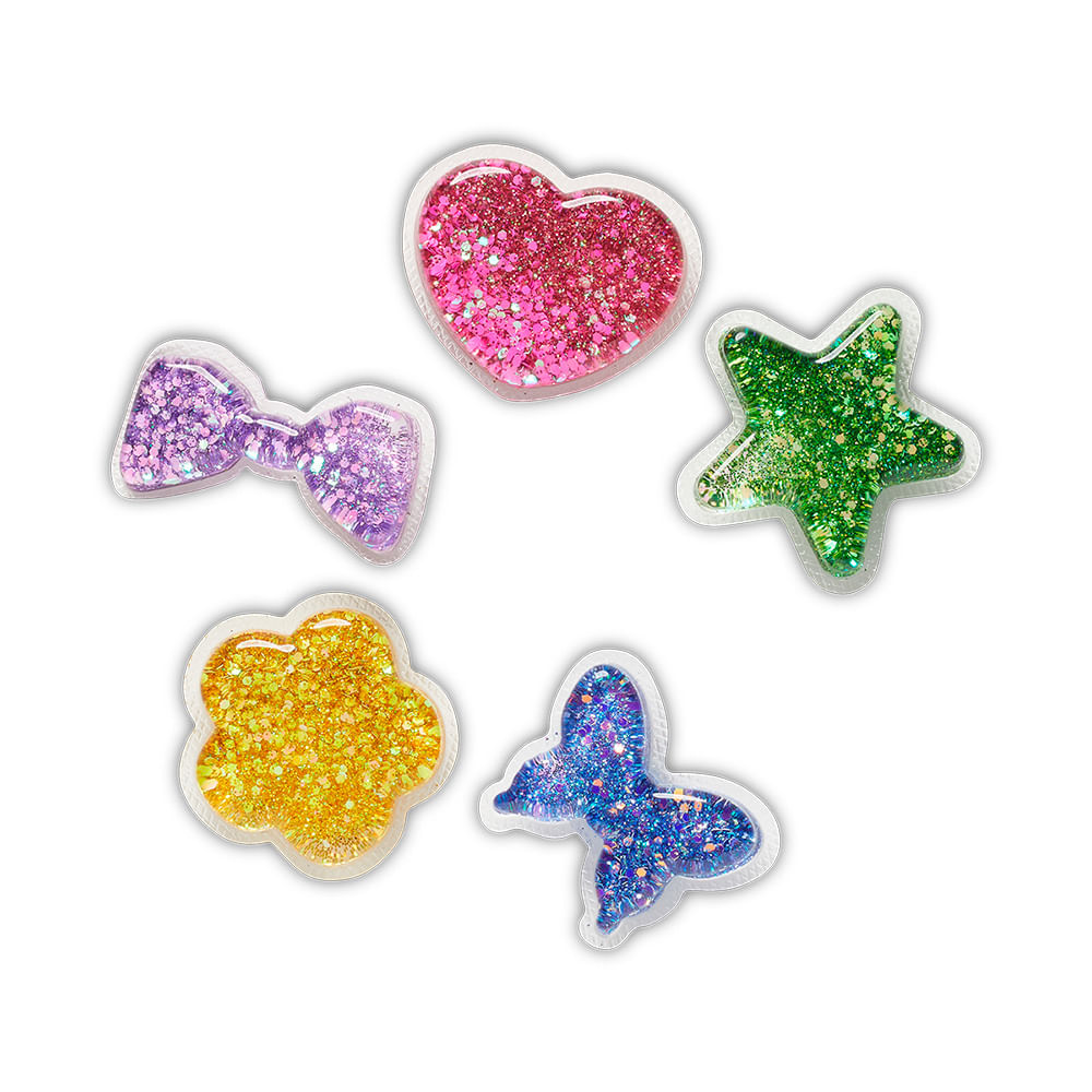 Jibbitz™ Formas Squish Pack com 5 Peças Unico
