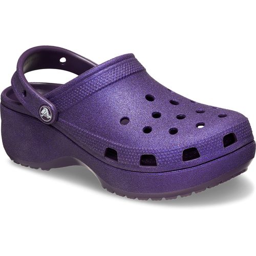Sandália Crocs Classic Platform Glitter Clog