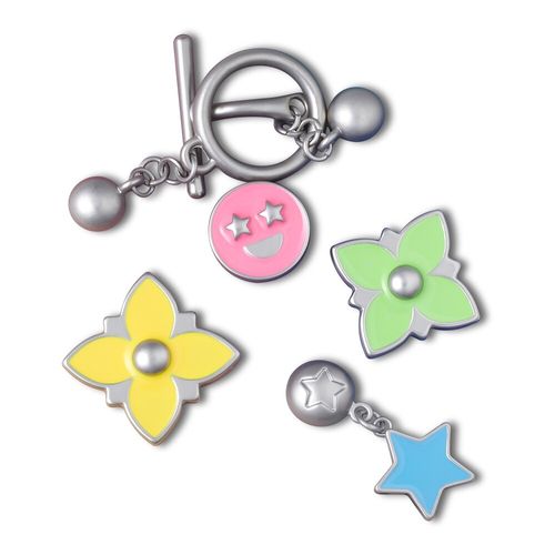 Jibbitz™ Pastel Enamel Pack com 5 peças