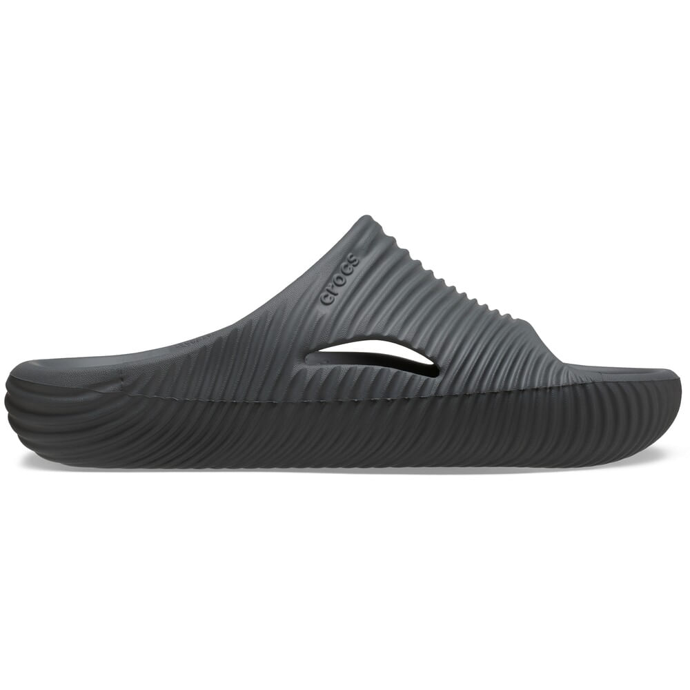 Chinelo Crocs Mellow Tide Recovery Slide SLATE GREY 35