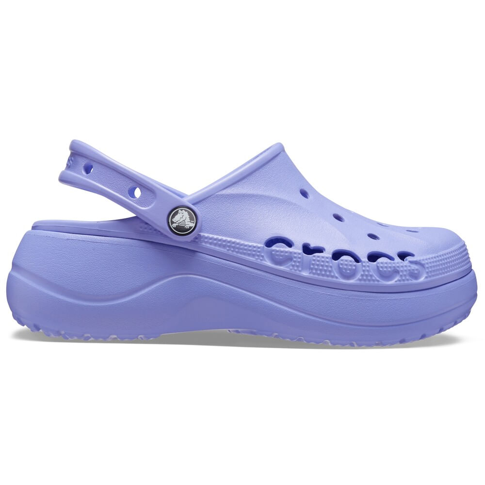 Sandália Crocs Baya Platform Clog DIGITAL VIOLET 36