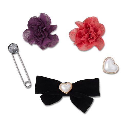 Jibbitz™ Flores e Pérolas Pack com 5 Pecas