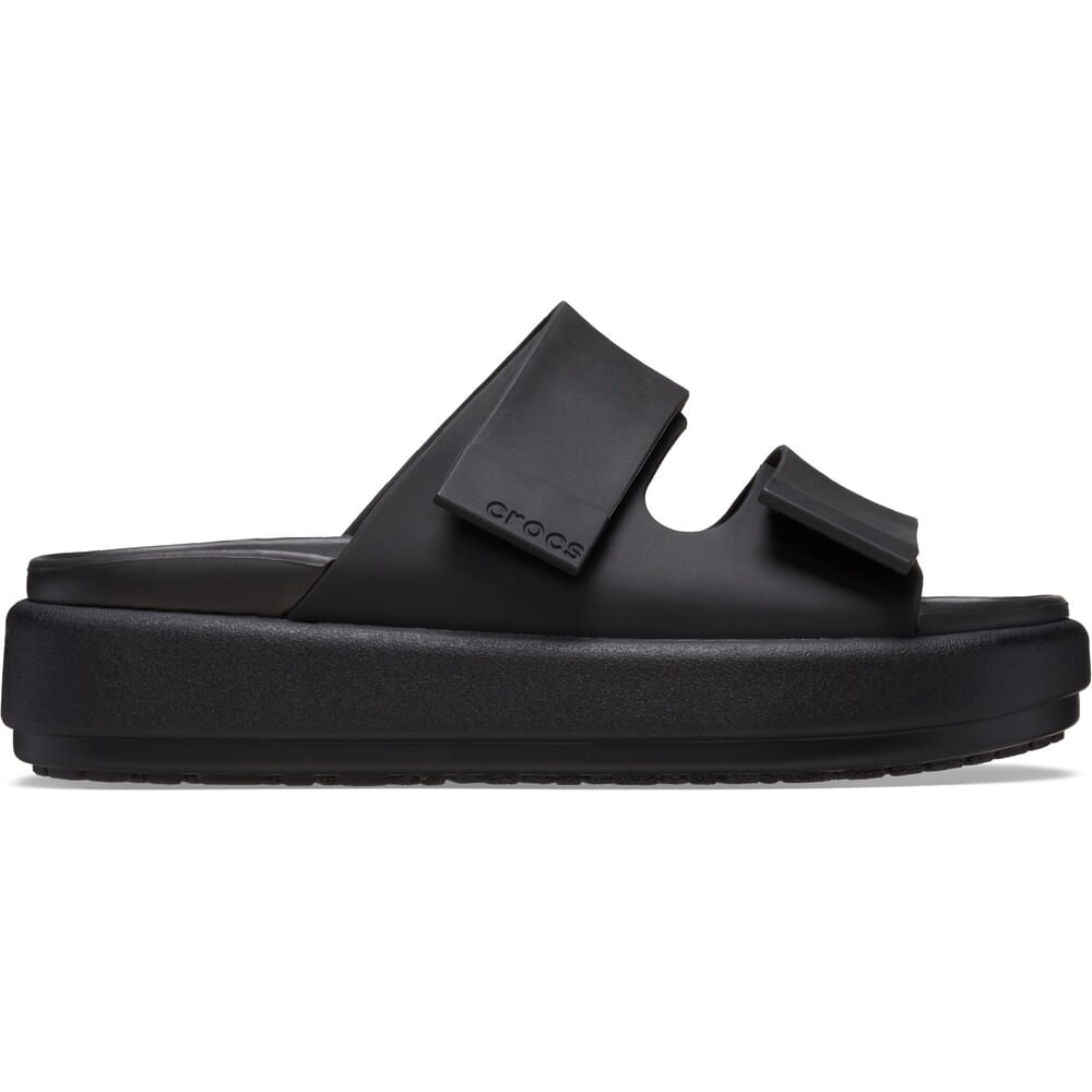 Sandália Crocs Brooklyn Luxe Sandal BLACK/BLACK 33