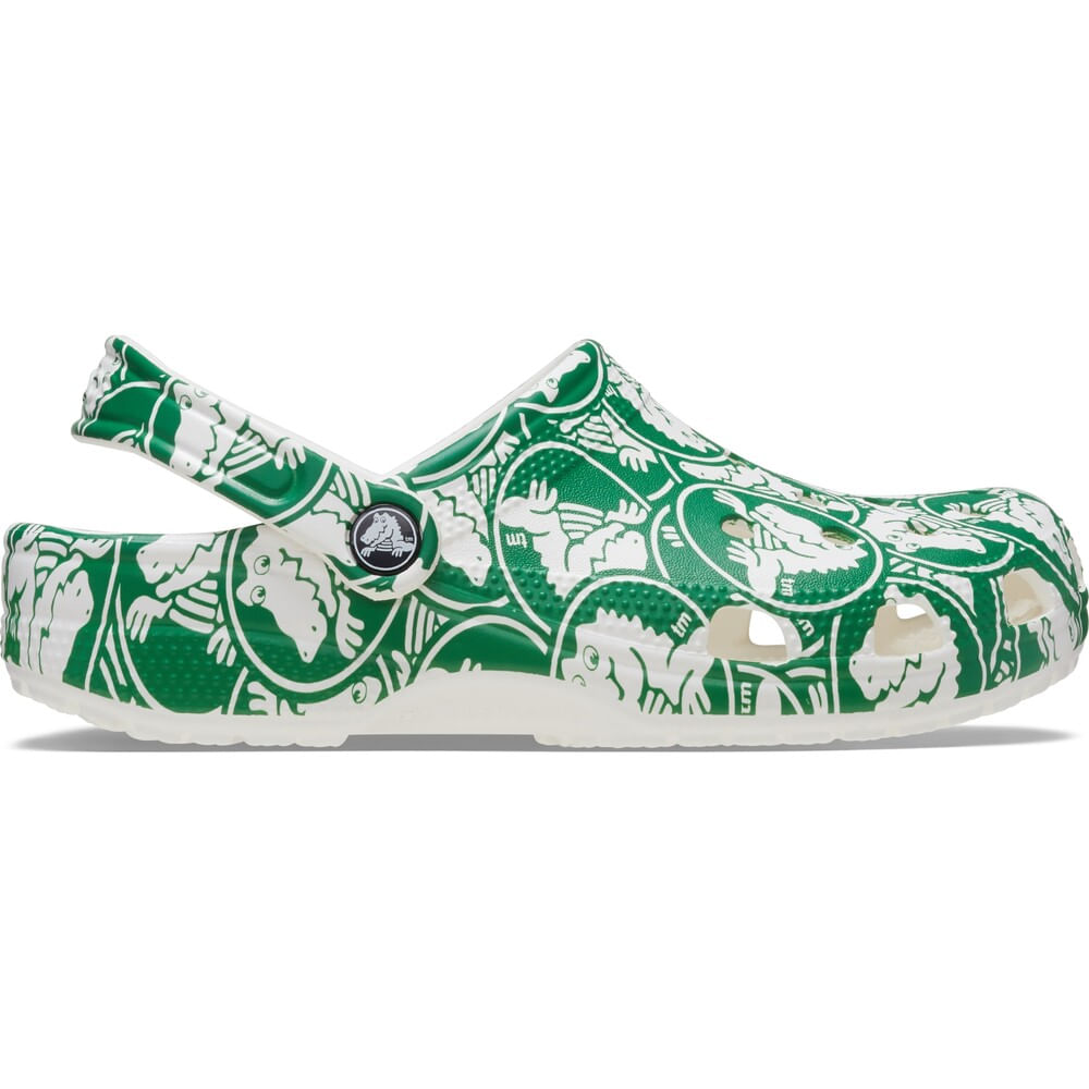 Sandália Crocs Classic Duke Print Clog GREEN IVY 38
