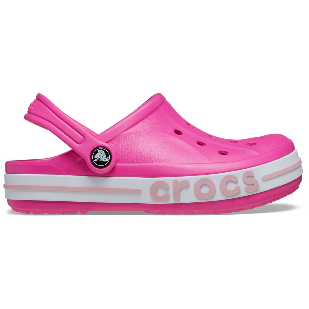 Sandália Crocs Bayaband Clog Infantil ELECTRIC PINK/PETAL PINK 22