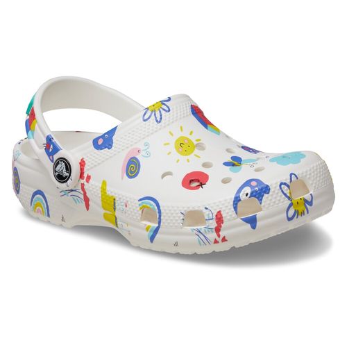 Classic Doodle Print Clog Juvenil