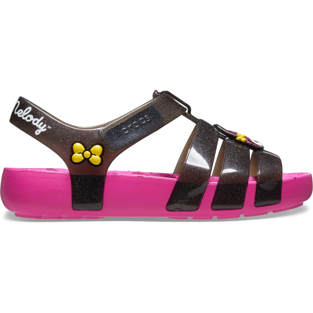 Sandália Crocs My Melody Kuromi Isabella Sandal Juvenil MULTI 29