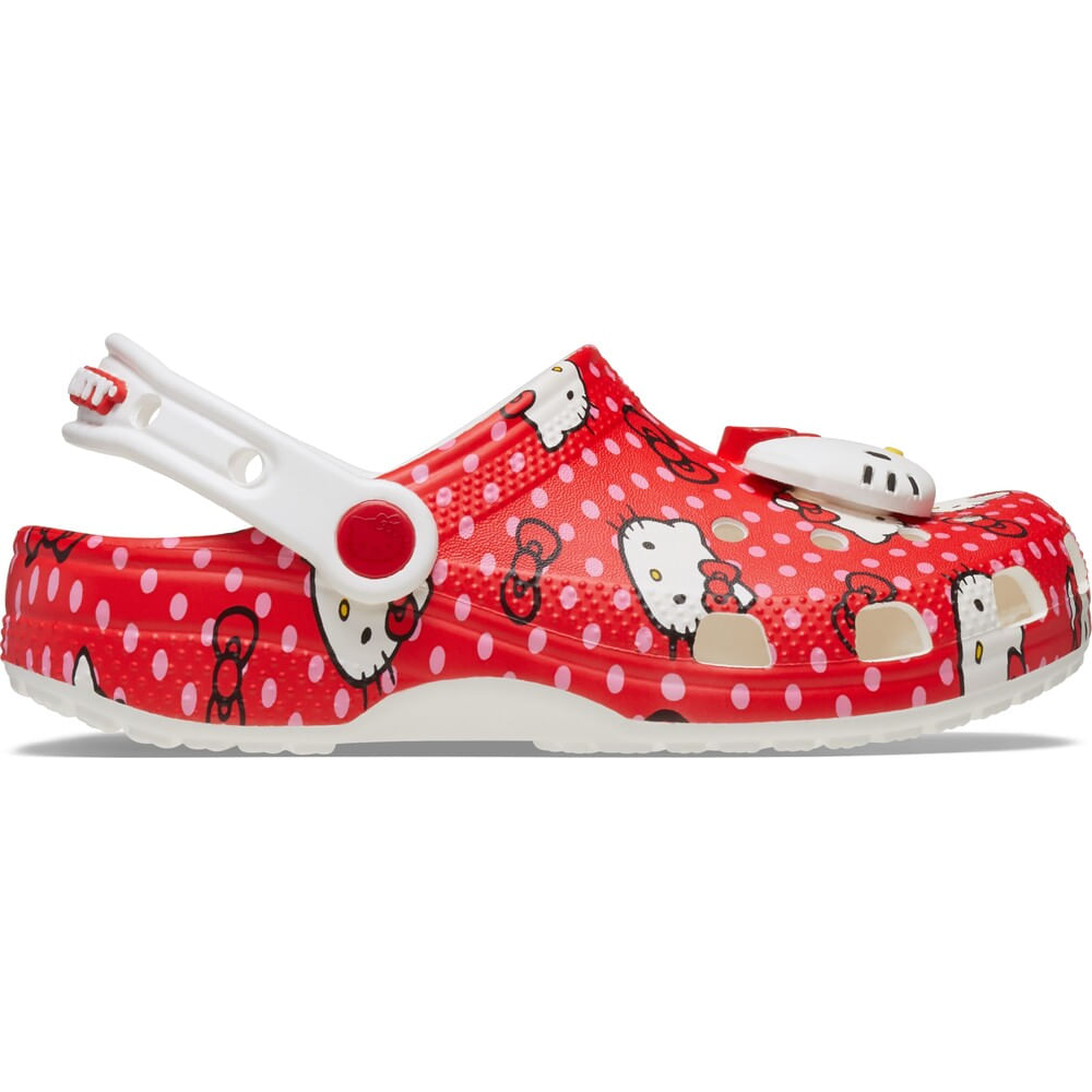 Sandália Crocs Hello Kitty Classic Clog Infantil MULTI 22