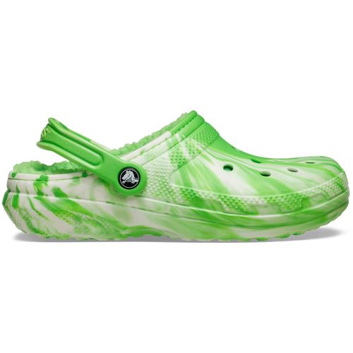 Sandália Crocs Classic Lined Clog Glow In The Dark Marbled