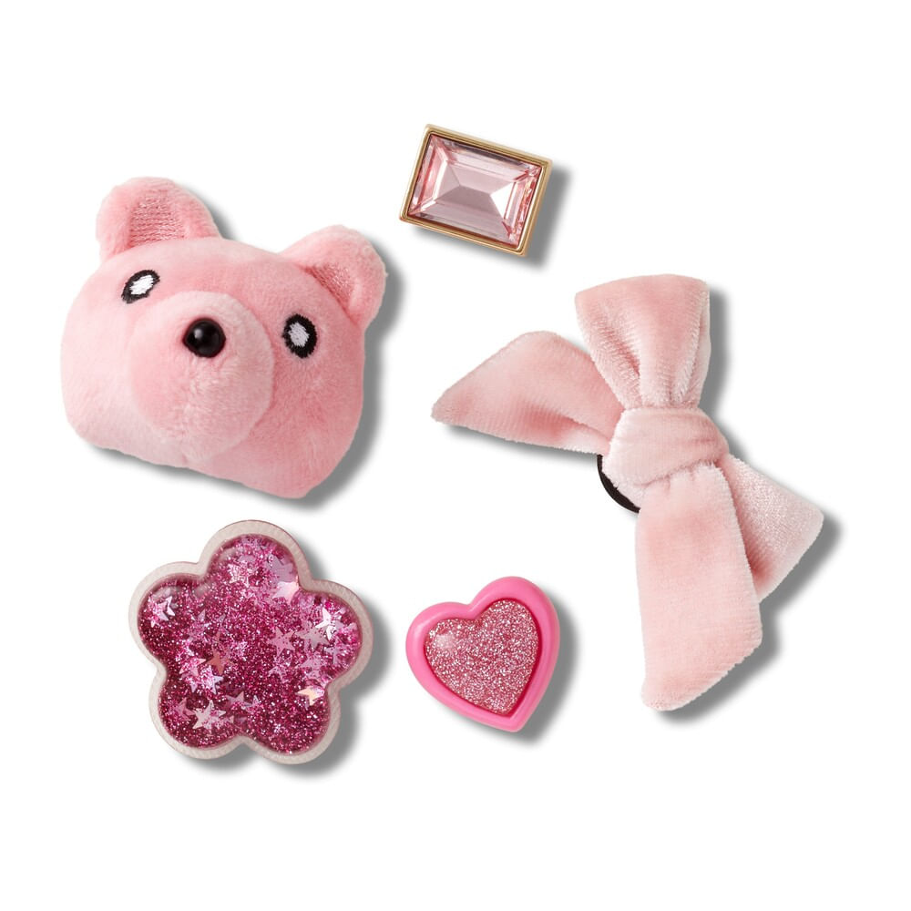 Jibbitz™ Mix Positivamente Rosa Pack com 5 Peças UNICO