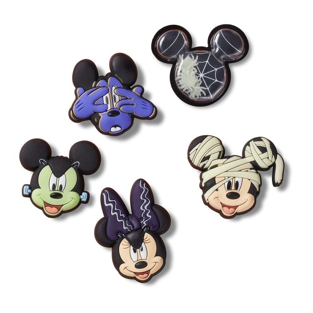 Jibbitz™ Disney Mickey Halloween Pack com 5 Peças UNICO