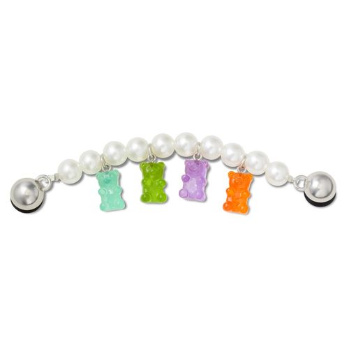 Jibbitz™ Corrente Pérolas Bala de Ursinho