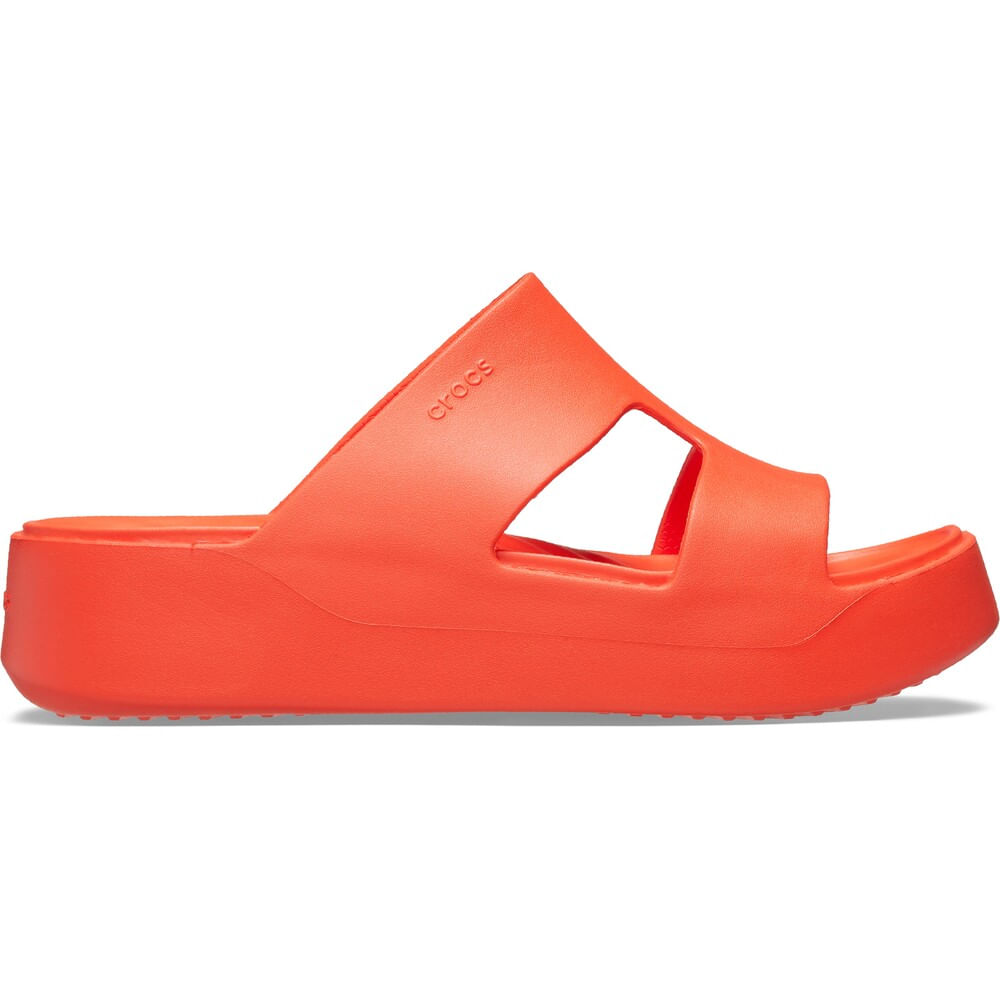 Sandália Crocs Getaway Platform H-Strap LAVA 36