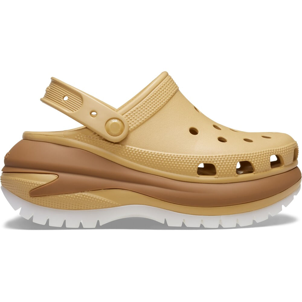 Sandália Crocs Mega Crush Matte Clog WHEAT 40