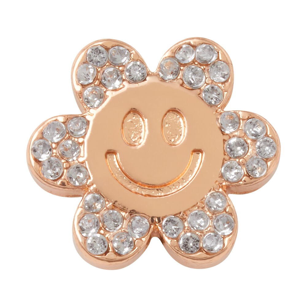 Jibbitz™ Flor com Carinha e Pedras UNICO