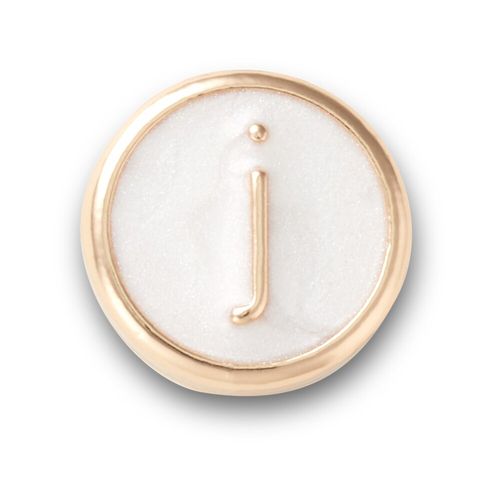 Letra J Pequena Perolizada