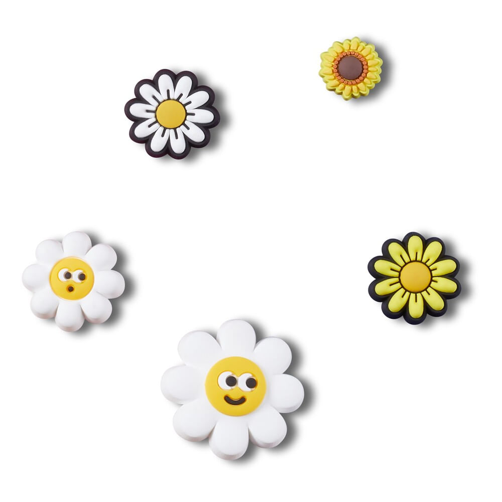Jibbitz™ Muitas Margaridas Pack com 5 Peças UNICO