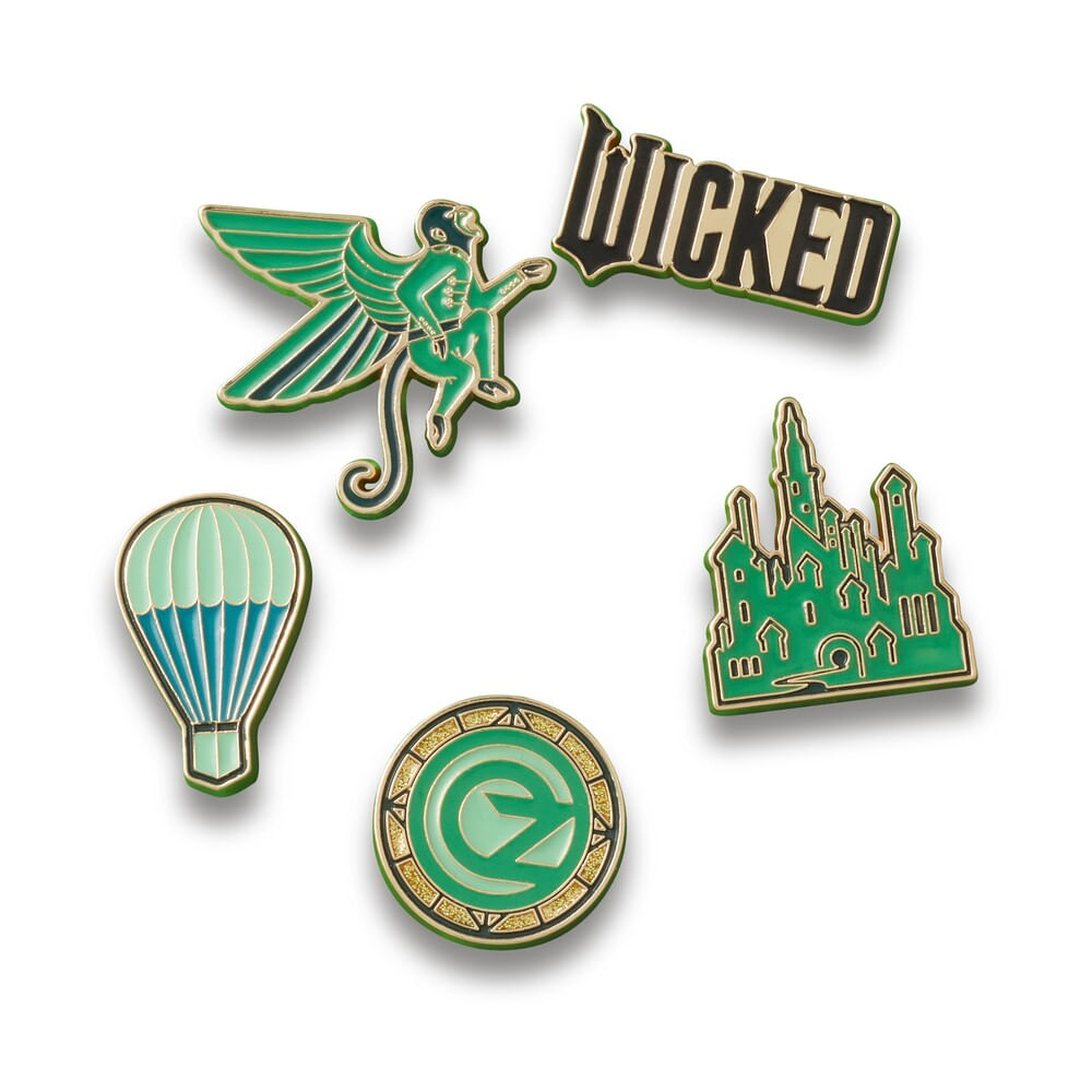 Jibbitz™ Wicked Pack com 5 Peças UNICO