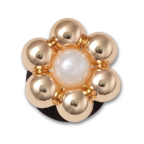 Jibbitz™ Flor Dourada e Pérola