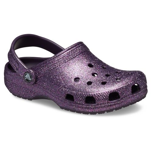 Sandália Crocs Classic Space Glitter Clog Juvenil