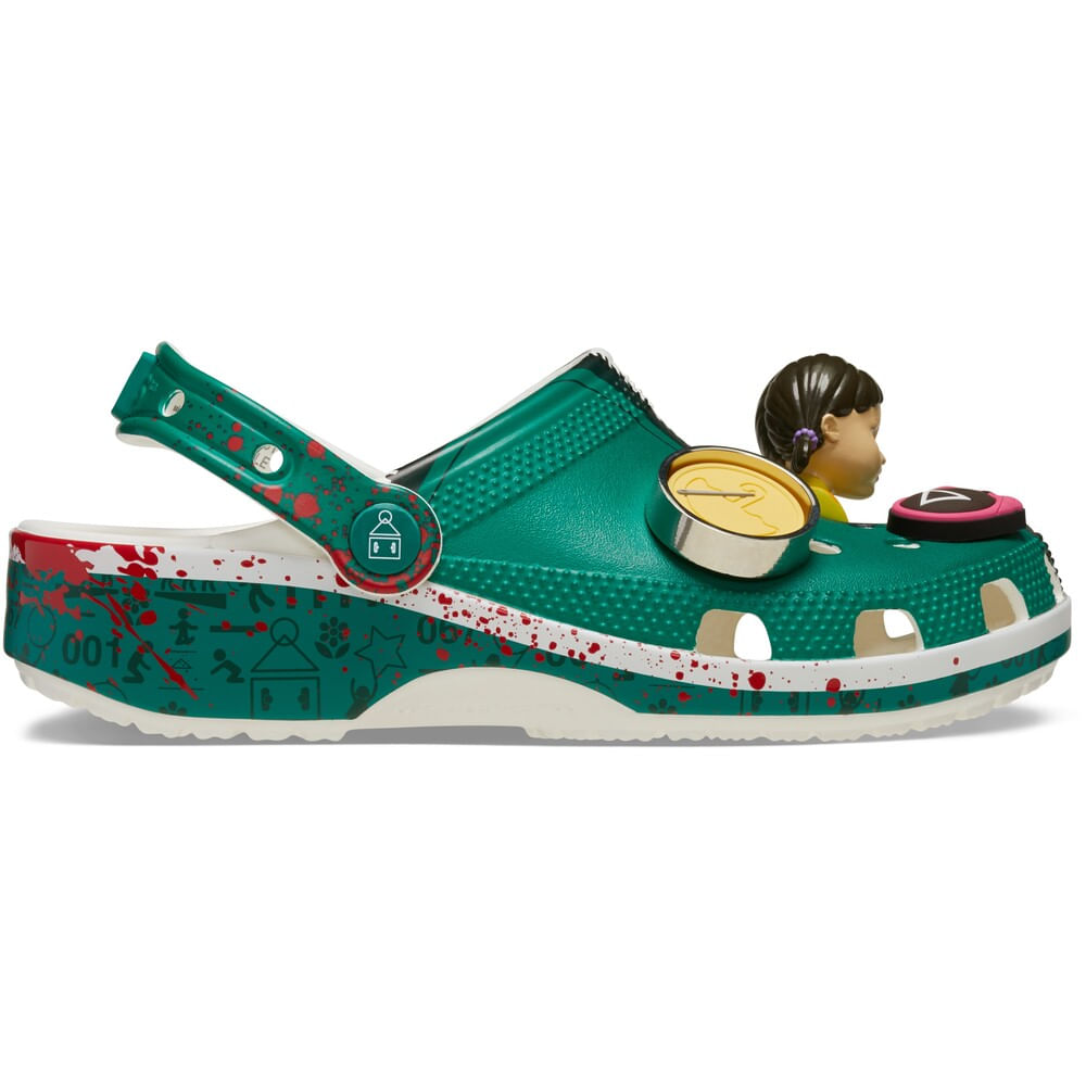 Sandália Crocs Classic Clog Squid Game