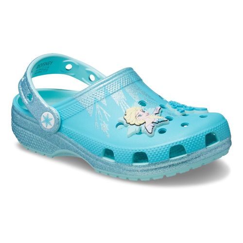 Sandália Crocs Classic Clog Frozen Elsa Infantil