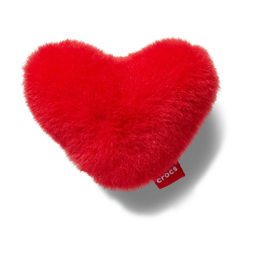Jibbitz™ Coração Vermelho de Pelúcia UNICO