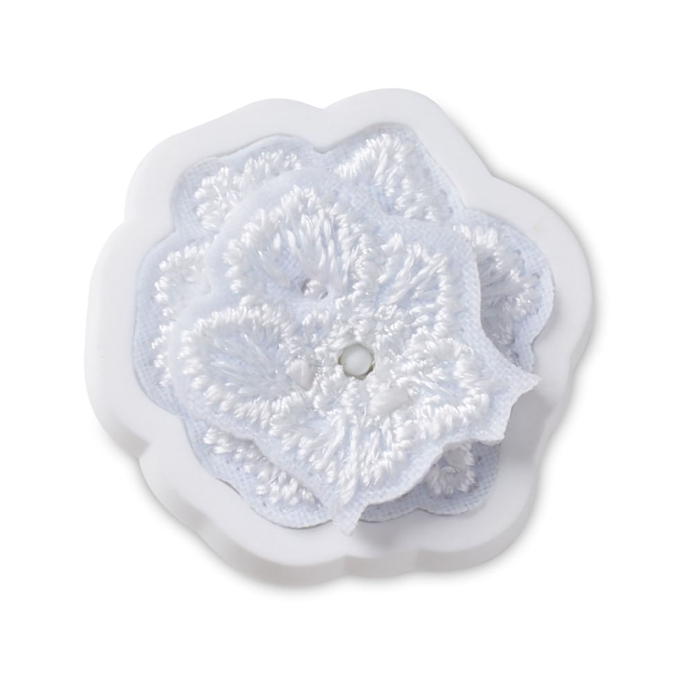 Jibbitz™ Flor Branca Elegante 1 UNICO