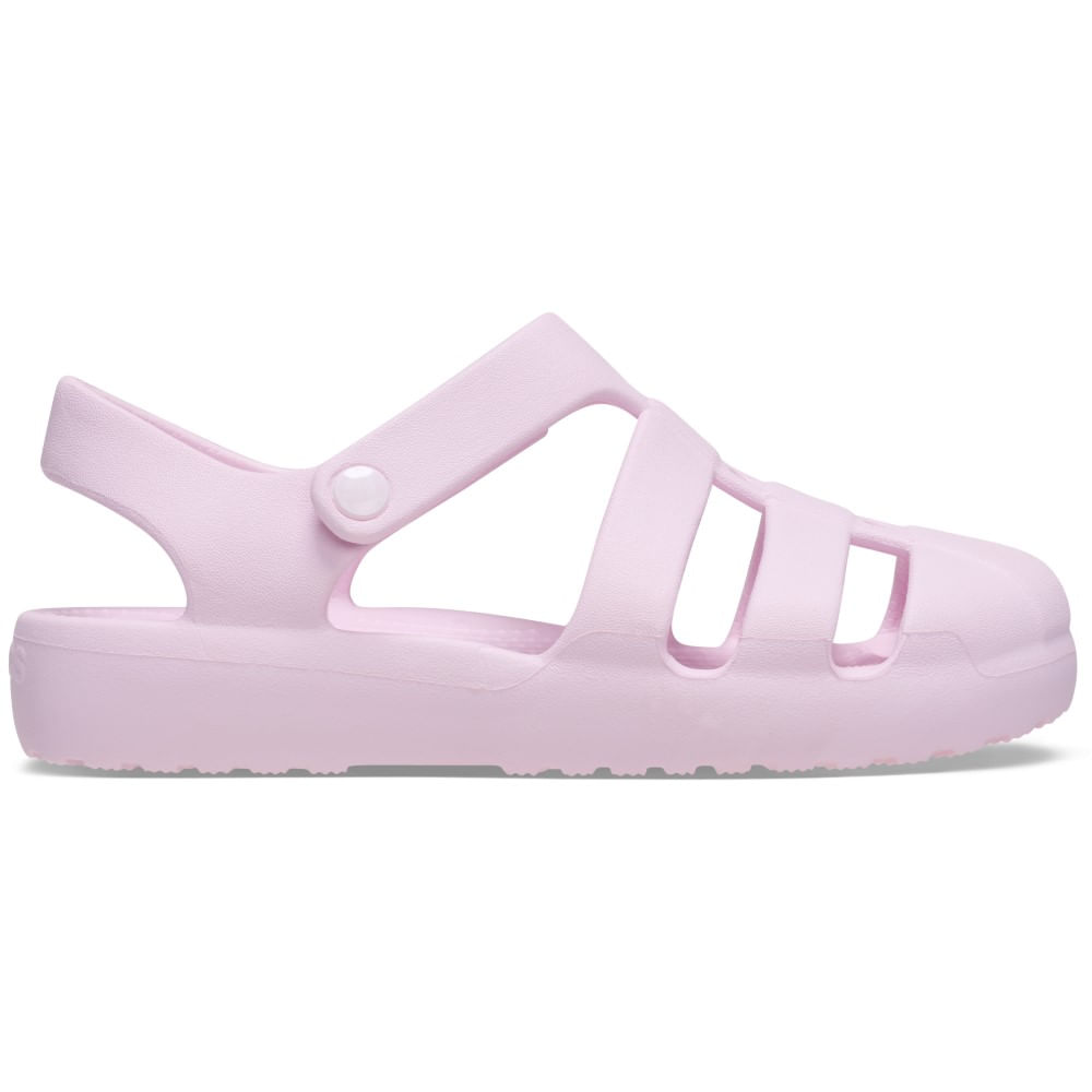 Sandália Crocs Classic Fisherman Sandal Juvenil PINK MILK 29