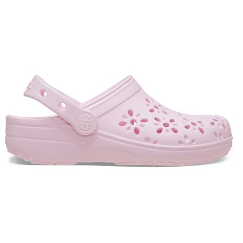 Sandália Crocs Classic Floral Cut Out Clog Juvenil
