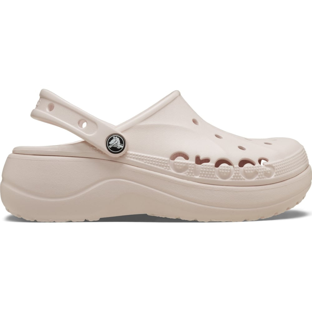 Sandália Crocs Baya Platform Clog BARELY PINK 34