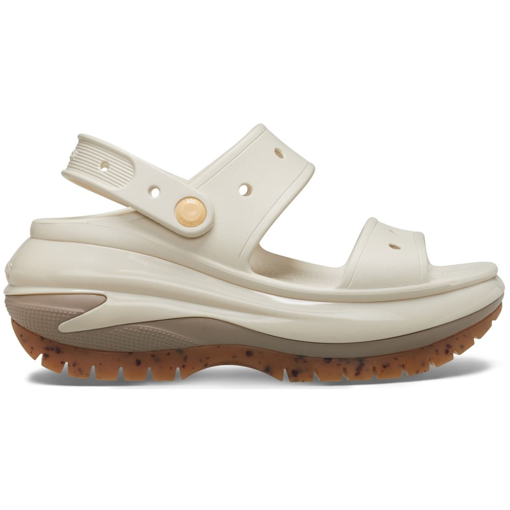 Sandália Crocs Classic Mega Crush Sandal TAUPE 35