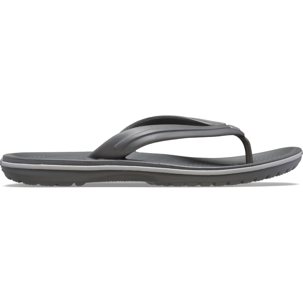Chinelo Crocs Crocband Flip SLATE GREY/SMOKE 35