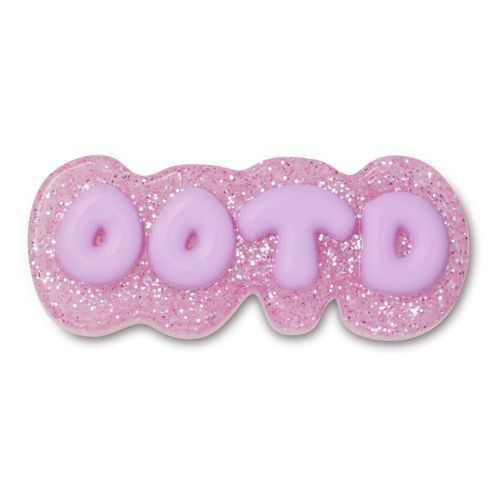 Jibbitz™ Ootd Roxa de Glitter