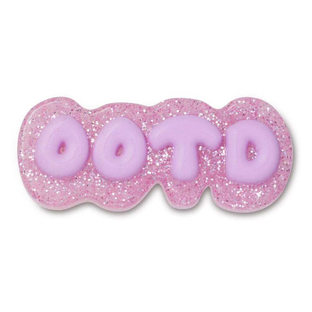 Jibbitz™ Ootd Roxa de Glitter UNICO