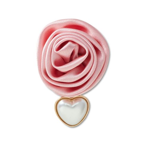 Jibbitz™ Rosa com Gota de Pérola