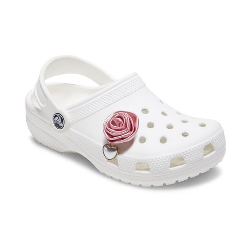 Jibbitz™ Rosa com Gota de Pérola