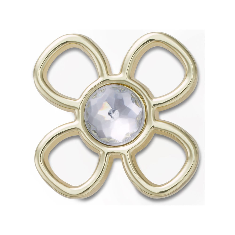 Jibbitz™ Recorte de Flor Dourada UNICO