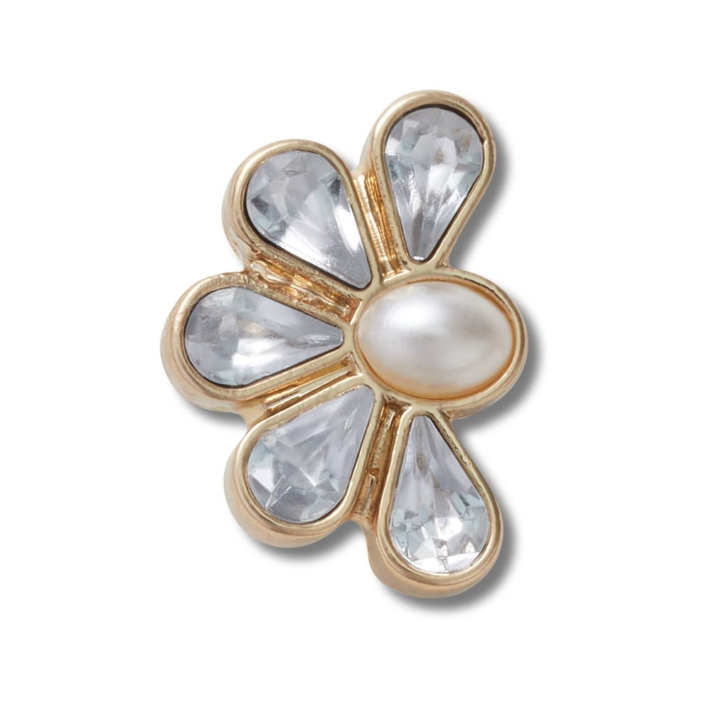 Jibbitz™ Meia Flor com Pérola UNICO