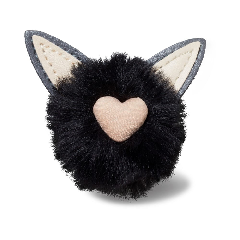 Jibbitz™ Gato de Pelúcia Preto UNICO