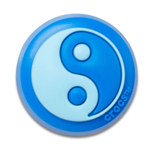 Jibbitz™ Yin Yang Azul Claro e Escuro