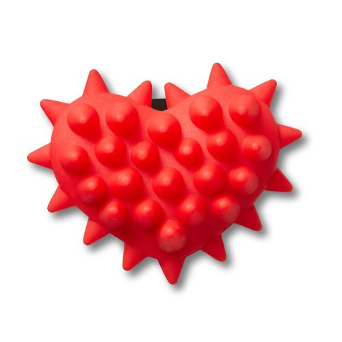 Jibbitz™ Coração de Espinhos Vermelho
