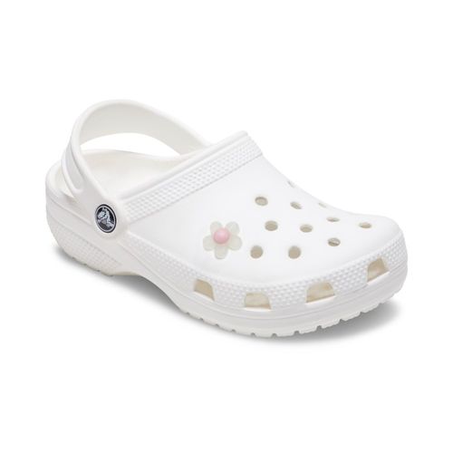 Jibbitz™ Flor Iridescente com Rosa