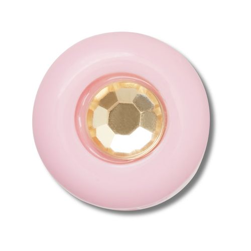 Jibbitz™ Pedra Acrílica Rosa e Amarelo