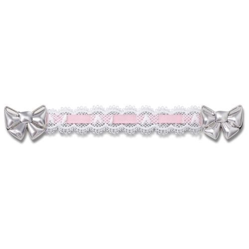 Jibbitz™ Corrente de Renda e Fita Rosa