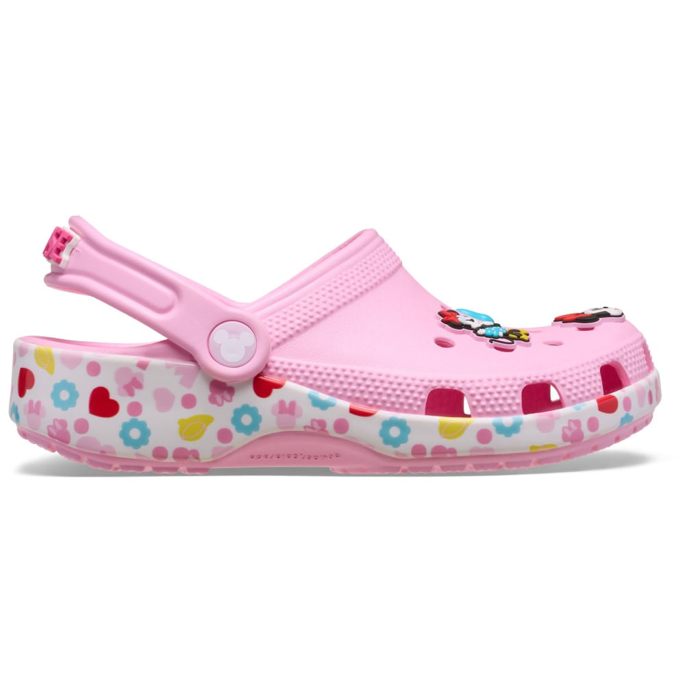 Sandália Crocs Mickey Friends Minnie Classic Clog Juvenil MULTI 29
