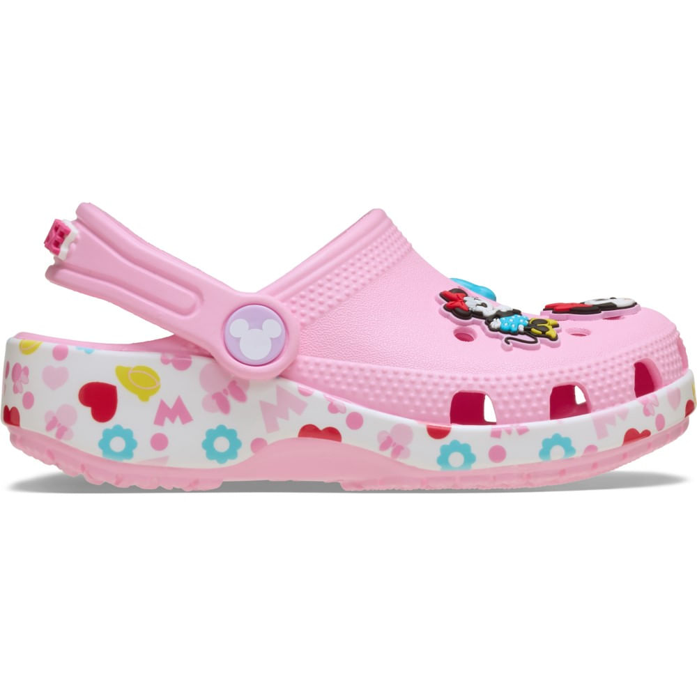 Sandália Crocs Classic Mickey Friends Minnie Clog Infantil MULTI 23