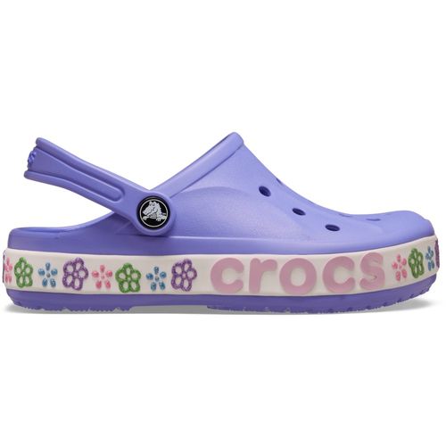 Sandália Crocs Bayaband Flower Band Clog Juvenil